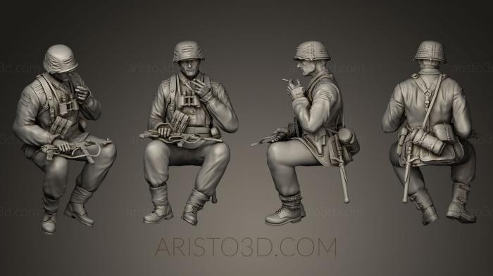 Military figurines (STKW_0049) 3D model for CNC machine